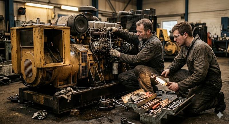 Manutenção e Reparo de Geradores a Diesel: Guia Prático para Segurança e Eficiência